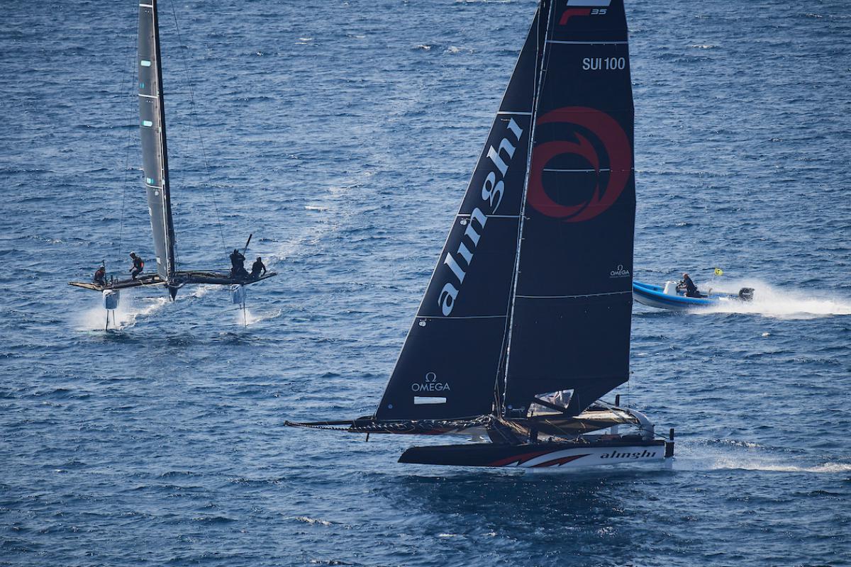 31st America's Cup LV Finals SUI vs. USA Race 4 